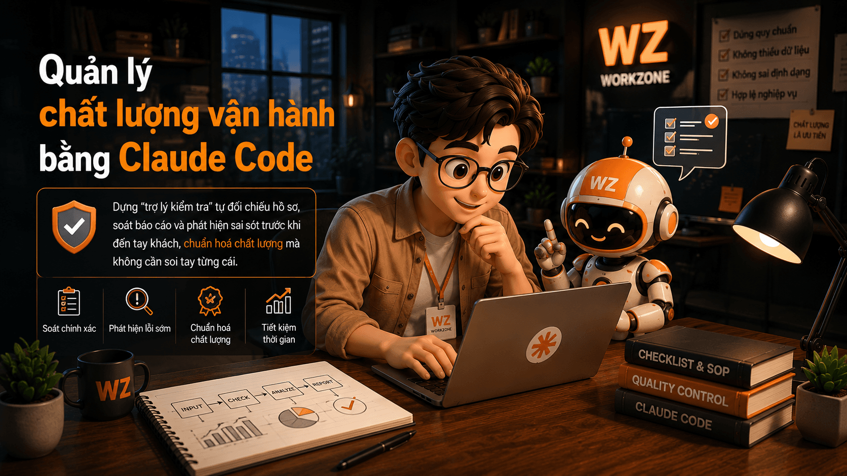 Quản lý chất lượng vận hành bằng Claude Code