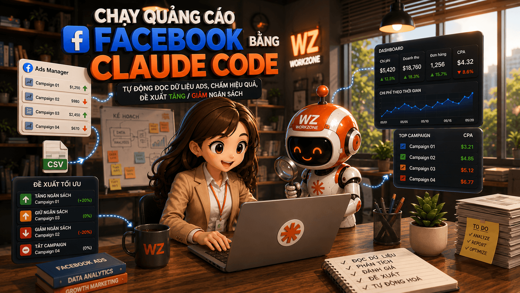 Chạy quảng cáo Facebook bằng Claude Code